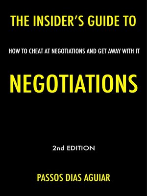 cover image of The Insider's Guide to Negotiations